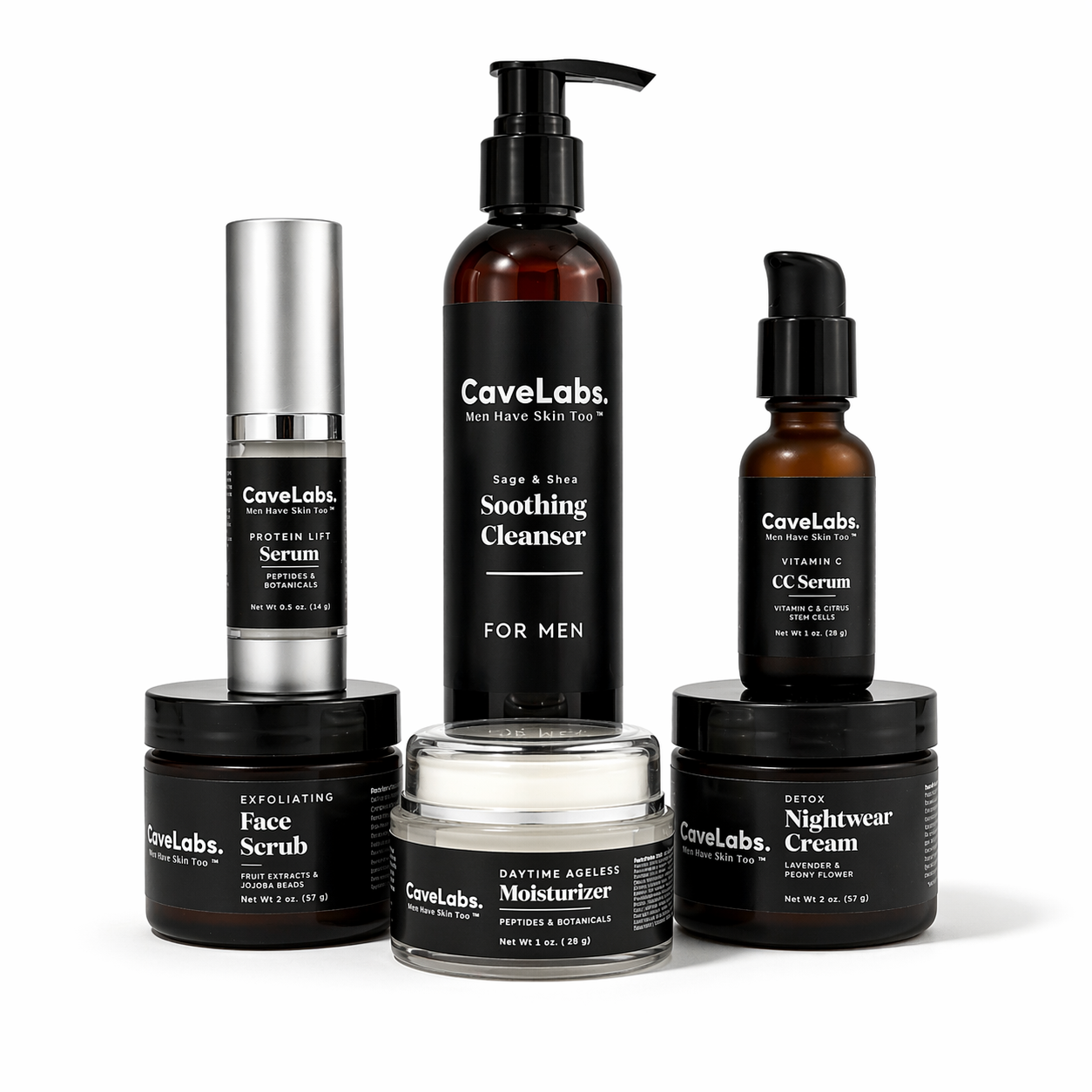 Cave Labs Bright and Tight Men's Skincare Bundle