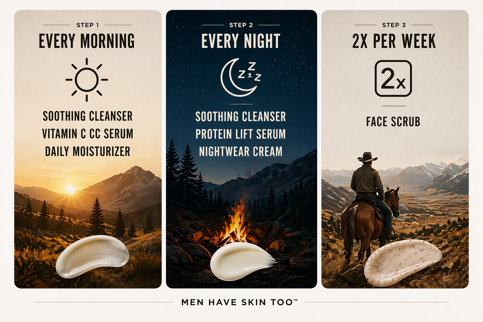 Cave Labs Bright and Tight Men's Skincare Bundle